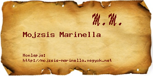 Mojzsis Marinella névjegykártya